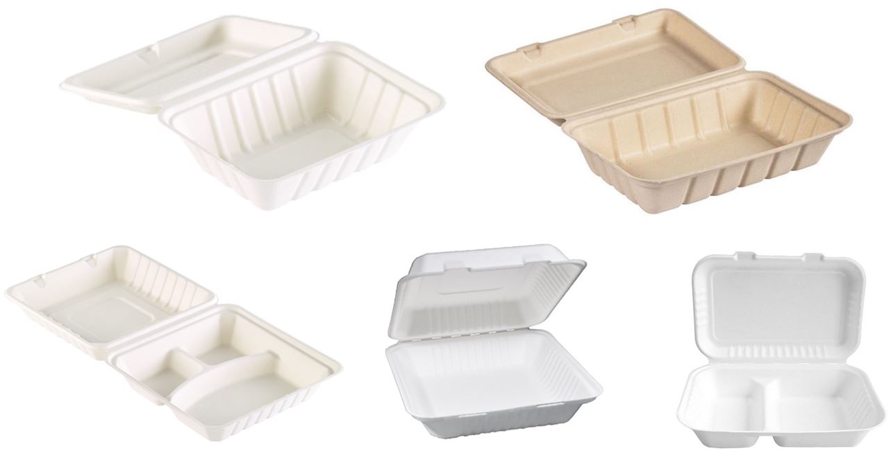 Menuboxen aus Bagasse