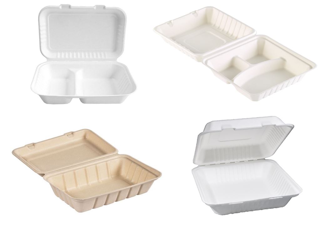 Menuboxen aus Bagasse