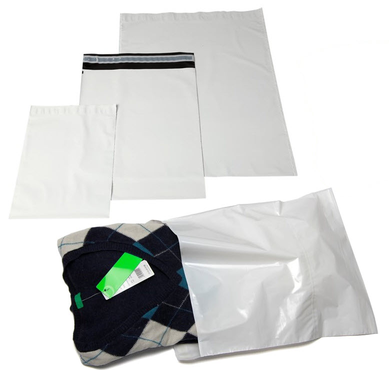 Textil-Versandtaschen mit Festverschluss